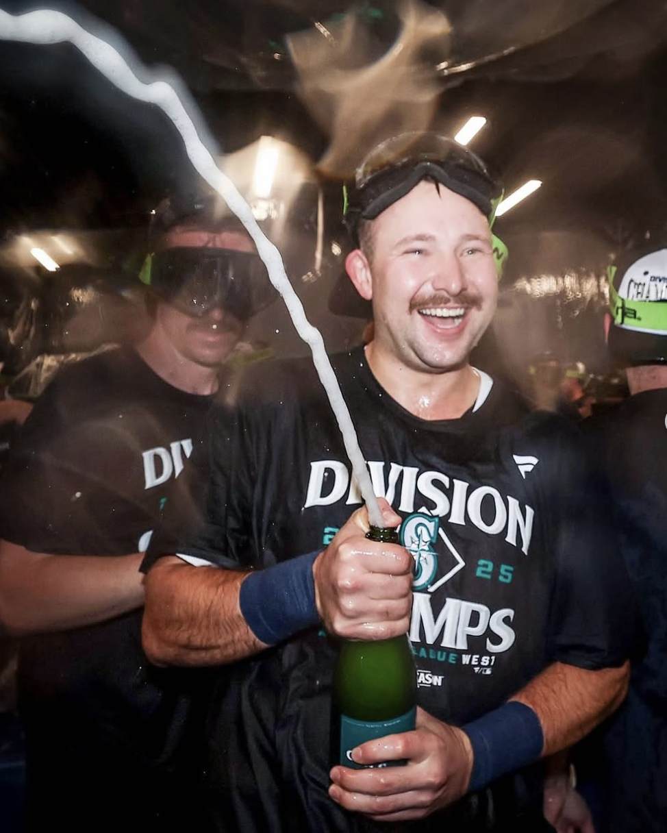 MLB Star Cal Raleigh Reveals Why Showering With His Clothes on Was ...