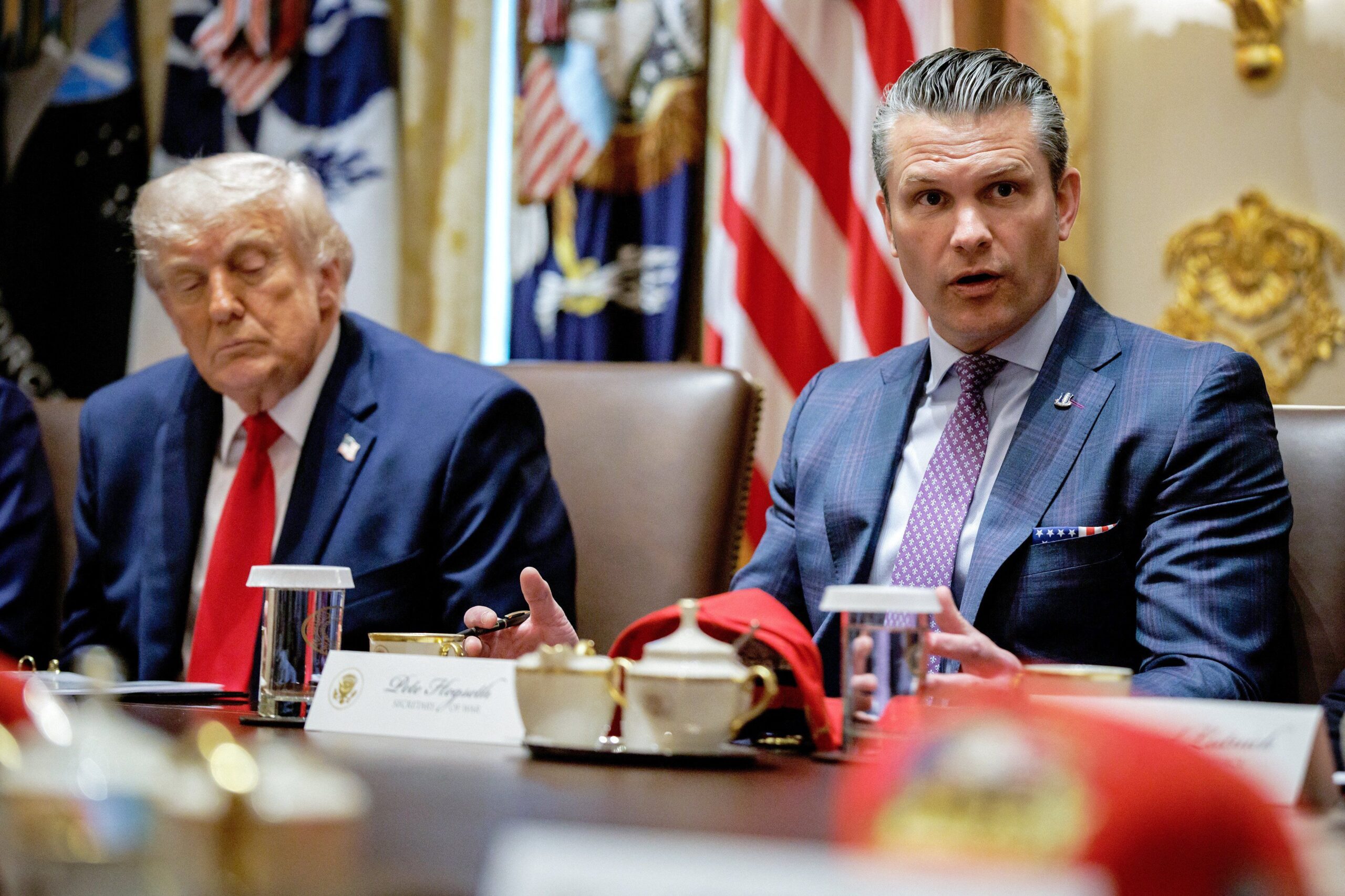 DC: President Trump Holds A Cabinet Meeting